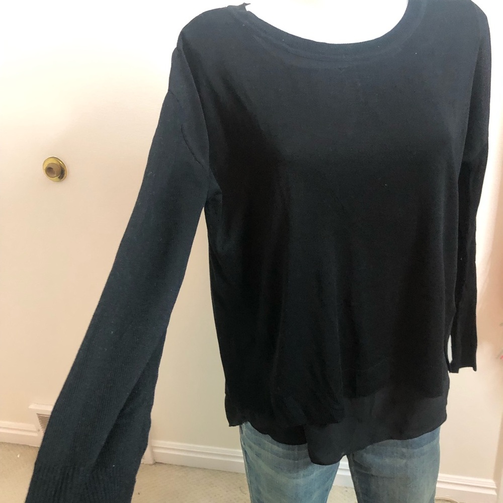 H&M Black Long Sleeve Top